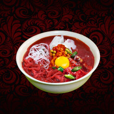 Bee Hoon + Kway Teow -Kuah Merah (CHICKEN)
